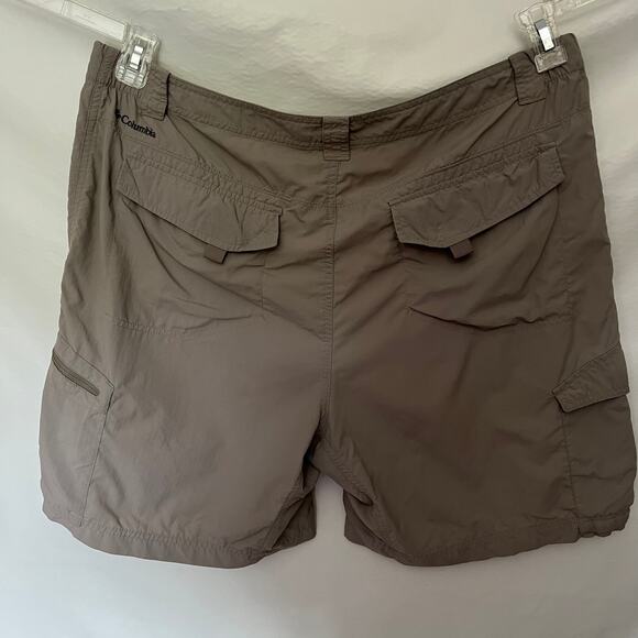 Columbia Omni-Shade Cargo Mens Shorts Size 40 Tan Hiking 10" Gorpcore Outdoor - Picture 5 of 10